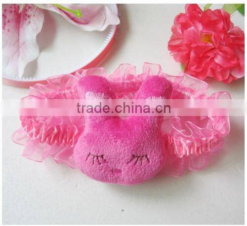 rose lovely rabbit baby bow hair bands