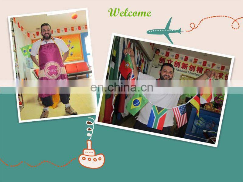 Durable triangle fabric bunting flags for swimming club