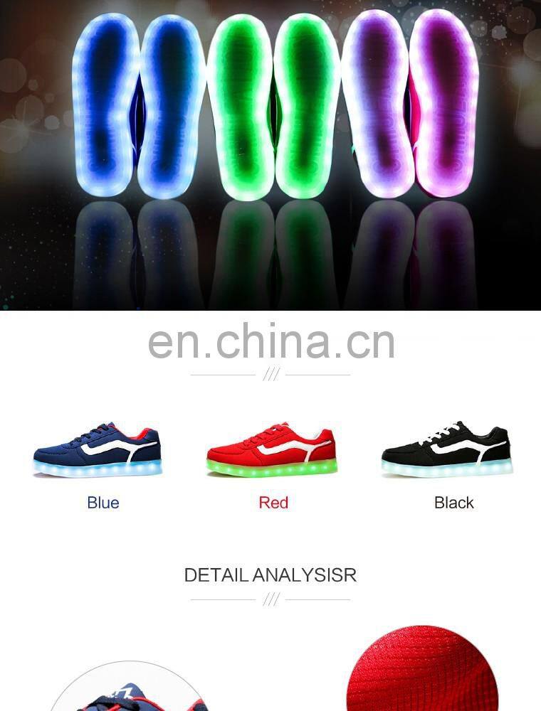 Latest Hot sale Womens night club casual shoes USB Rechargeable LED Shoes Sneakers Wholesale Mens footwear