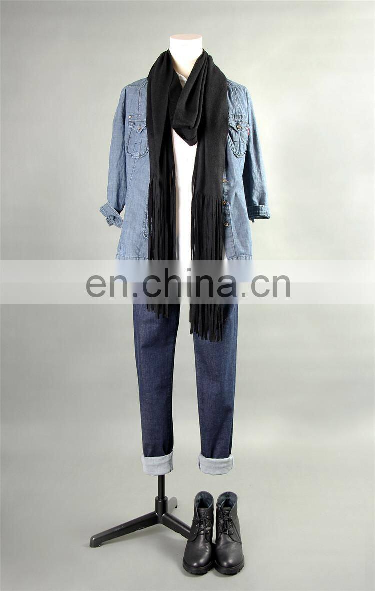 2017 plain woven woolen autumn winter women neck warm pashmina scarf shawl Long fringes fashionable cashmere scarves