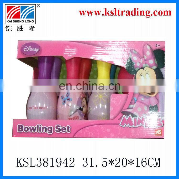 9"colour flashing toys plastic bowling ball