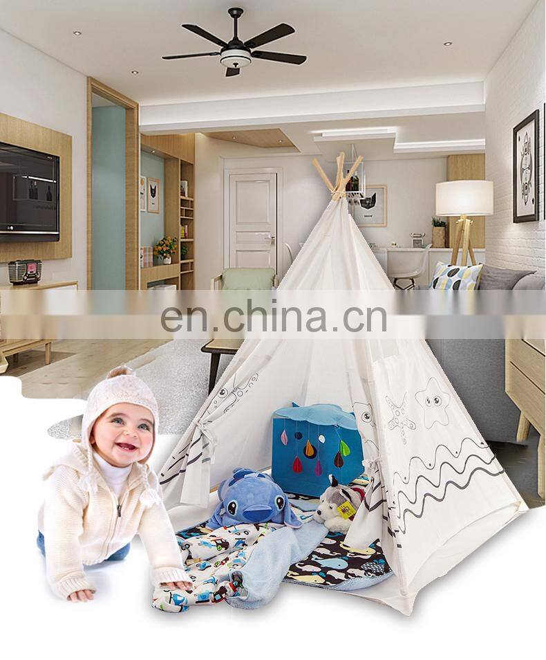 Popular kids teepee tent play house party tent Toy tent for sale