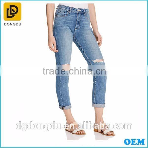 Best selling 2016 new arrival fashion pencil jeans design slim Jeans