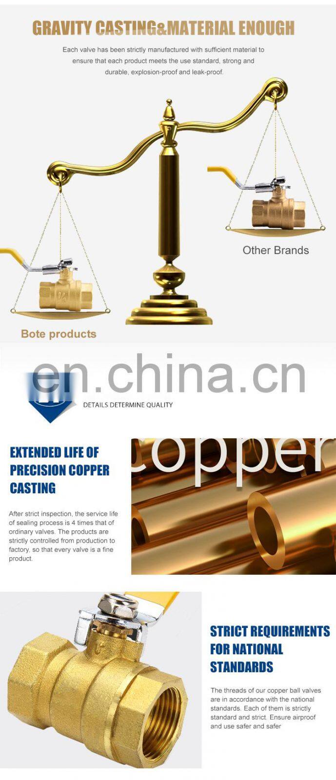 BT1058 super good market mini brass ball valve