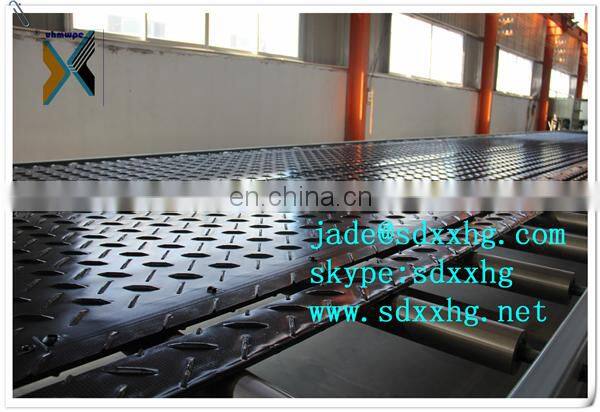 Non- slip mat for large vehicles temporary ground plastic protection mat / truck HDPE ground floor mats
