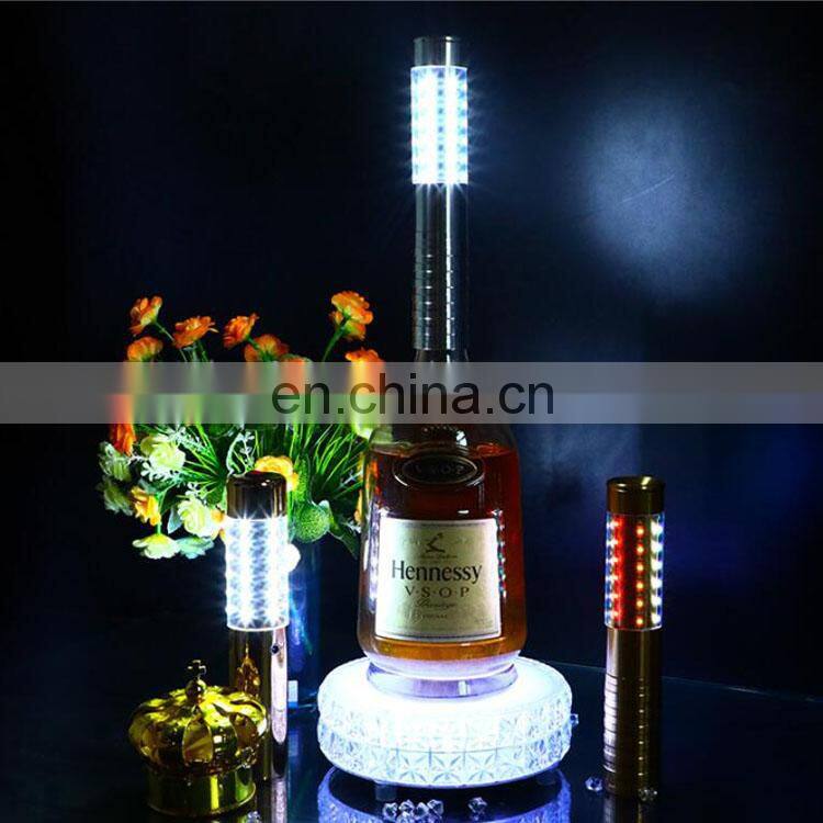 multi colors battery operated led champagne bottle sparklers for wine bar club nightclub