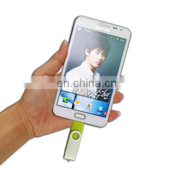 Cheap Colourful Promotion Gift OTG USB 2.0 Swivel USB Flash Drive USB flash drive