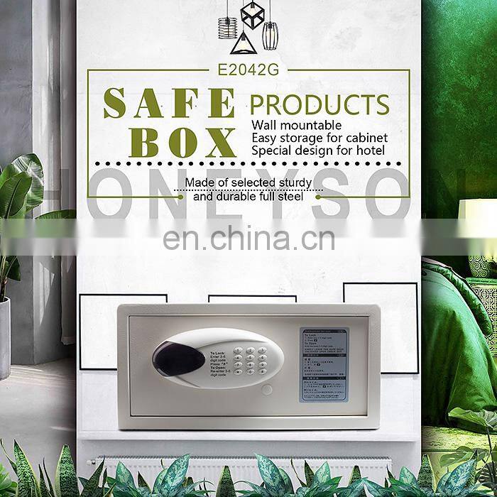 Hot international hotel supplies mini electronic cash money safe box