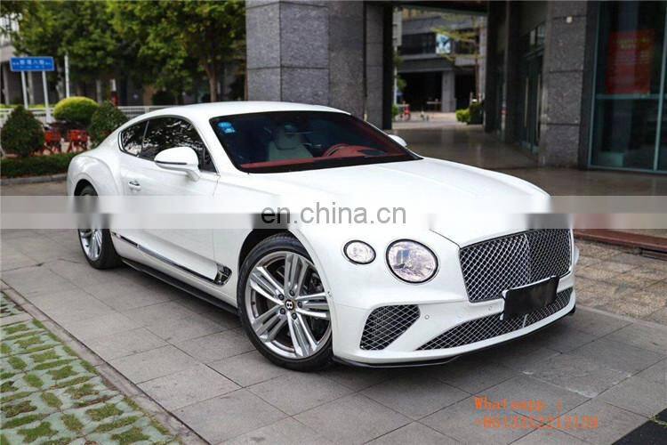 GT (Continental ) 2020y~ 100y anniversary dry carbon car body kit fit for front lip rear diffuser side skirt and rear wing