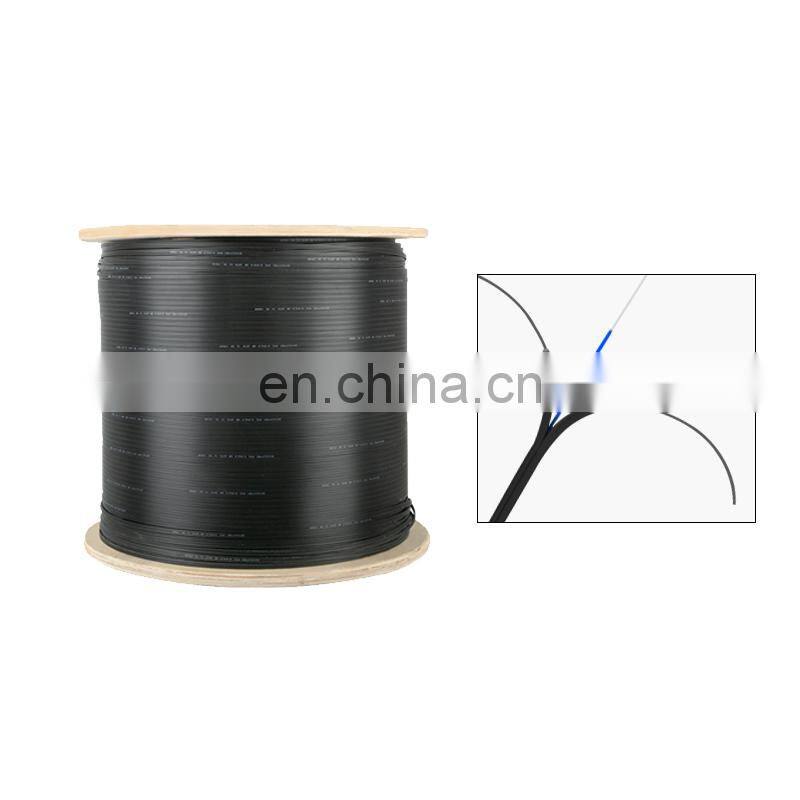 FIBER OPTIC 1 CORE 1km 2km 3km Plywood Drum high quality SINGLE MODE INDOOR FIBER OPTIC CABLE
