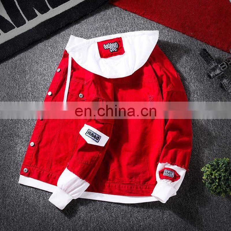 Wholesale new cartoon print student denim jacket female temperament casual jacket student spring and autumn jacket