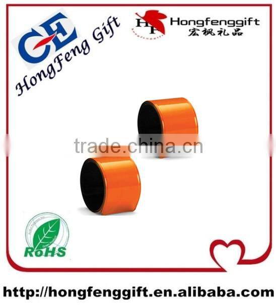 2014 High quality Reflective Wristband, Slap Wrap, Armband ,slap wristband