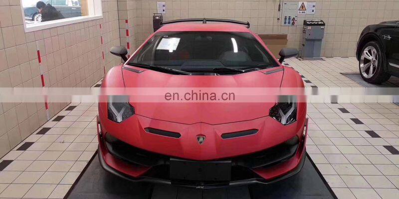 Runde SVJ Style Front Bumper Rear Bumper Rear Lip Side Skirt Fender Spoiler For Lamborghini Aventador LP700 720 750 Body Kit