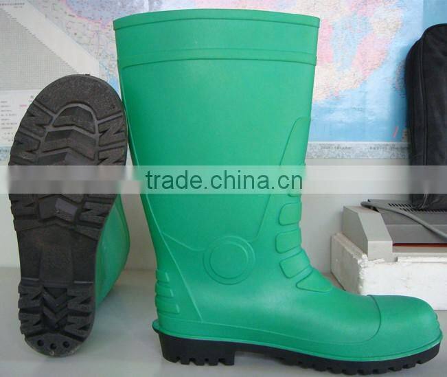 Industrial Steel Toe Working Boot Safety Gumboots,Lightweight Safety Boots