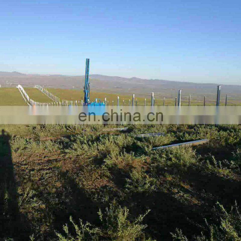 High quality solar steel press pile drilling machine sales promotion