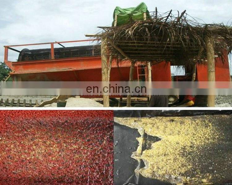 Movable type mobile clay gold separation washer machine factory price for Ghana