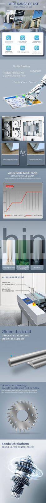 SPB-767HCA3 glue binding machine large format automatic intelligent wireless glue binder