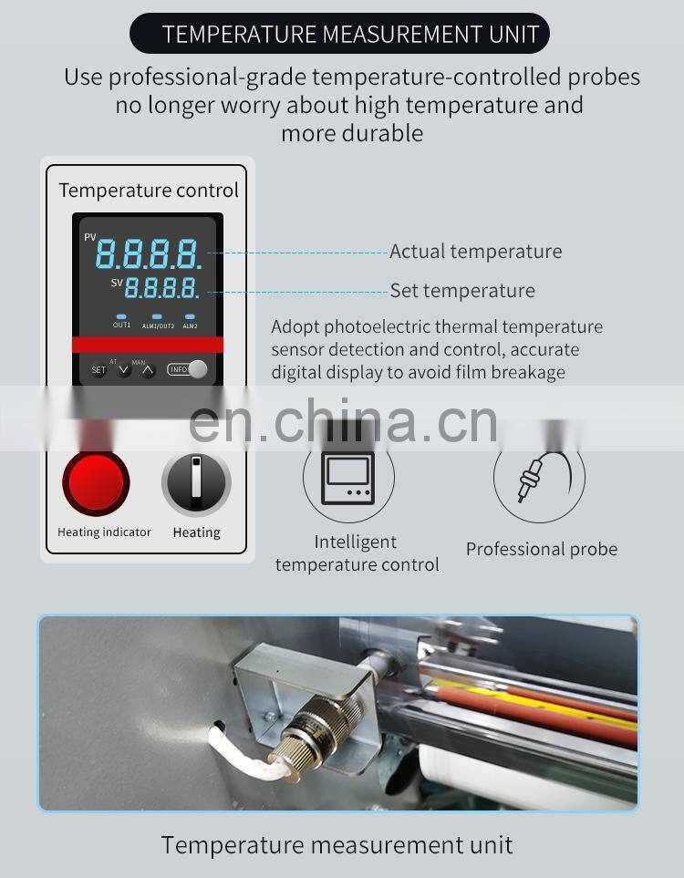 Top Quality Durable 110Mm Steel  Roller  Film Automatic Paper Laminating Machine