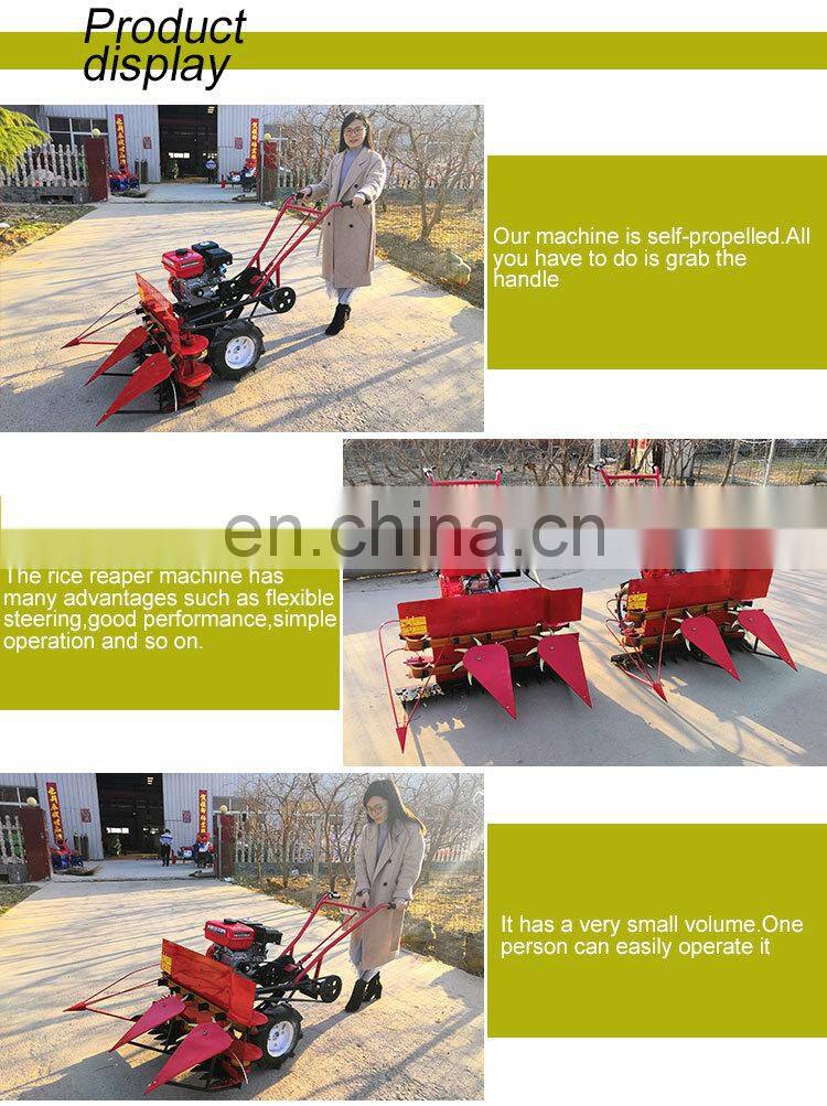 New model 4 wheel wheat and rice reaper binder price