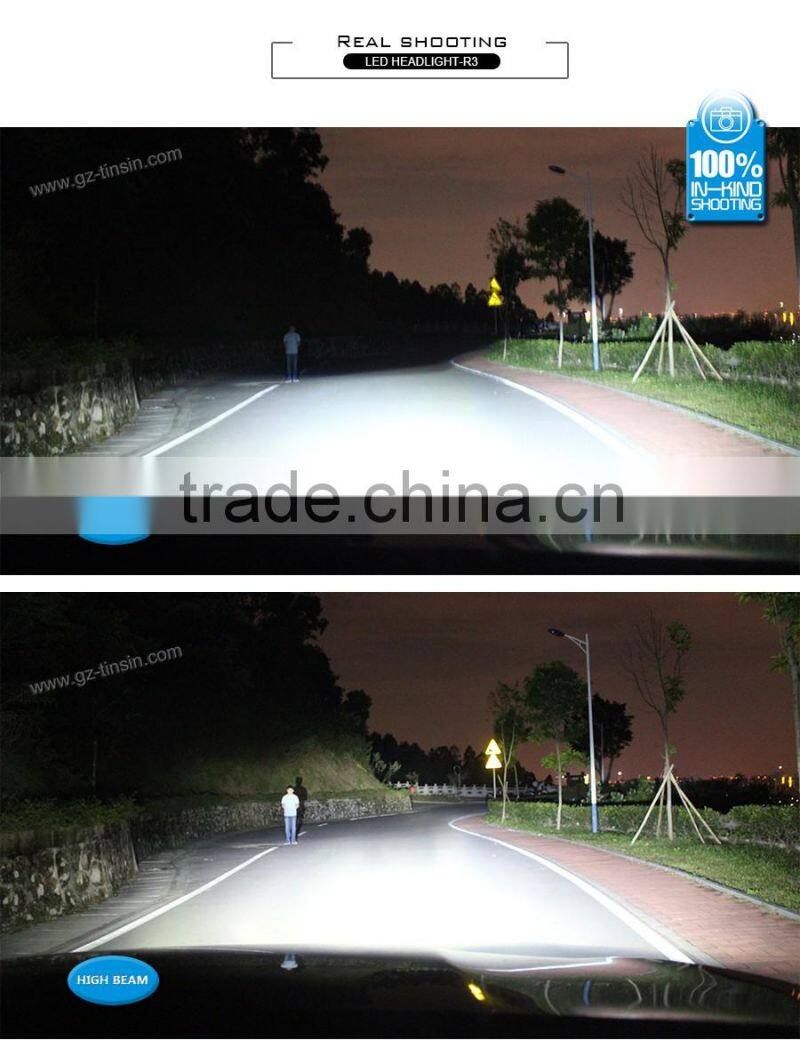 led auto accessories car headlight bulb 6000k 4800lm 40w a336 led headlight