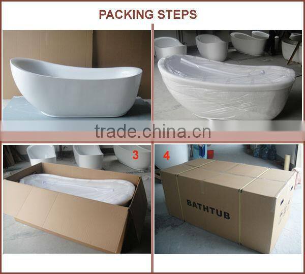 1800 Long terrazzo Bathtub