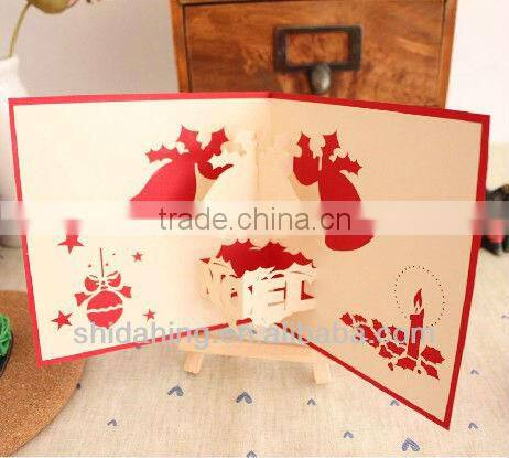 handmade 3d pop up greeting card