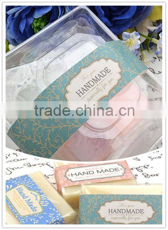 new 3type handmade deco label for soap,baking,candle, multi purpose gift package printing