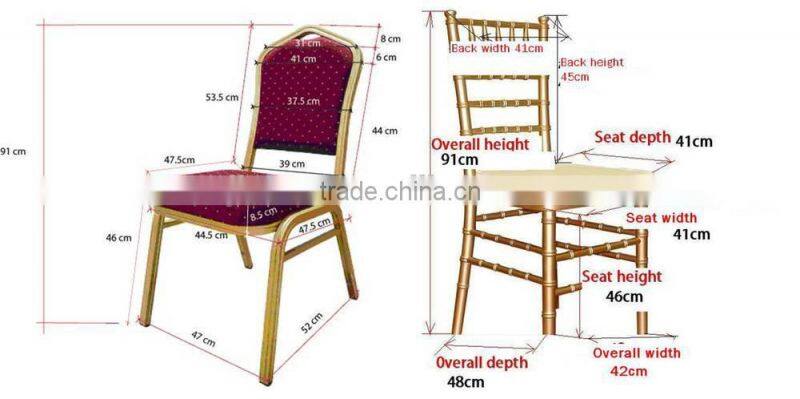 C009R factory wholesale organza curly willow ruffled wedding chair cover