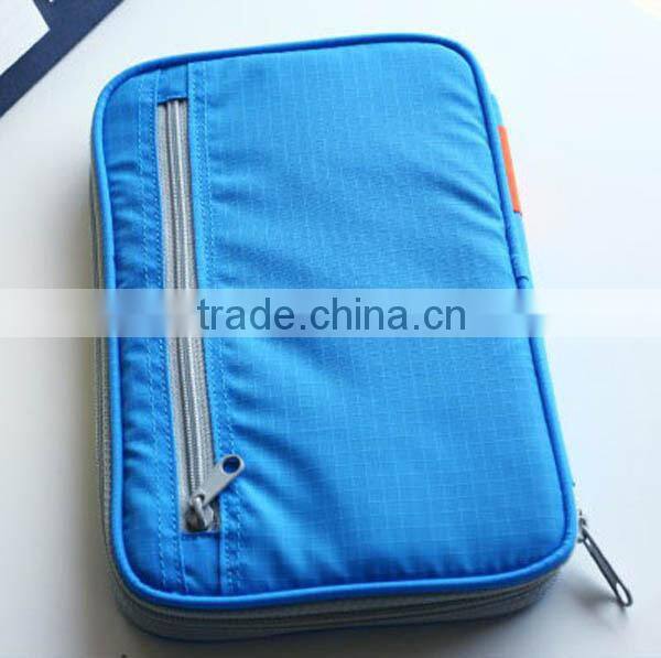 Beautiful recycle canvas passport holder