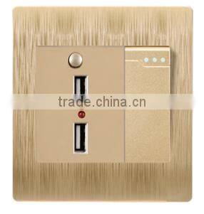 Luxurious Manufacturer Dual USB Ports Switch/USB Multi Charger/Mobile Phone Wall Charger USB