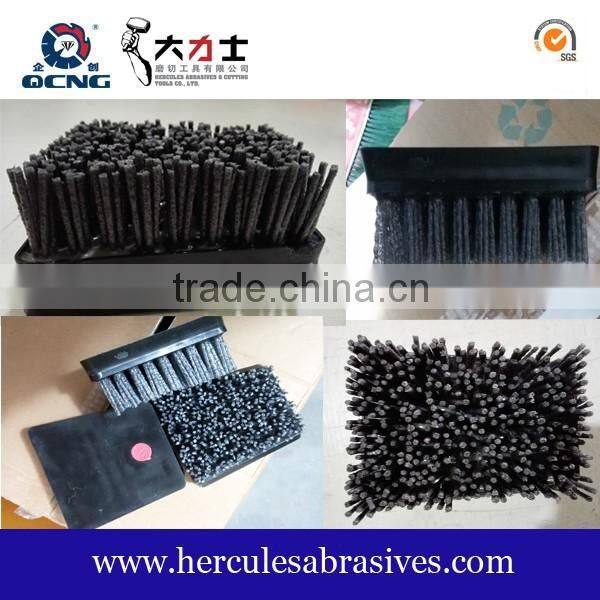 Marble frankfurt steel wire brush, steel rope brush for stone polishing