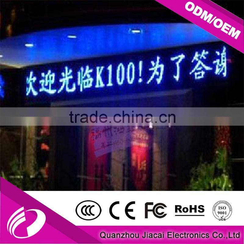 Wholesale Pitch 10mm Single Blue Color LED Display P10 LED Display