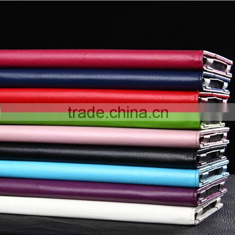 High Quality Orange Slim Thin Magnetic Leather Smart Wake/Sleep Cover Flip Case for Ipad 2 3 4
