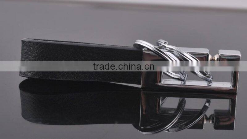 The new high-end men's waist buckle bead elastic buckle business gifts Keychain