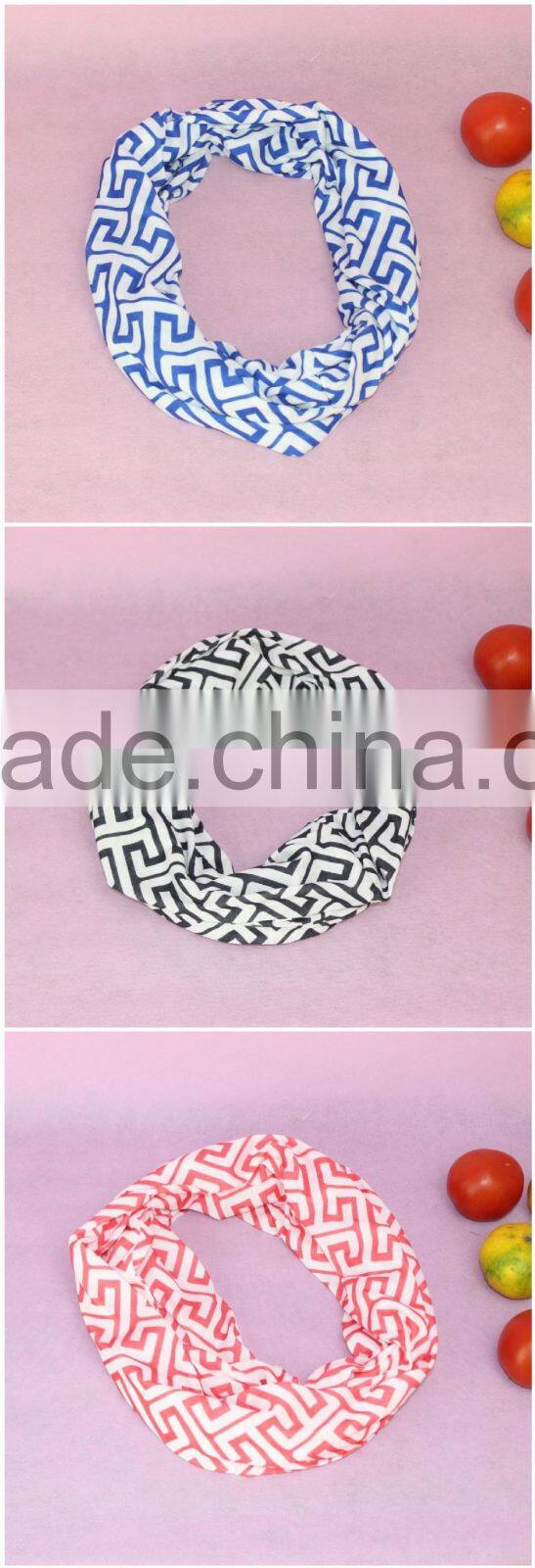 Hot Selling Elegant Fascinating Fashion Arab Muslim Lady Infinity Scarf