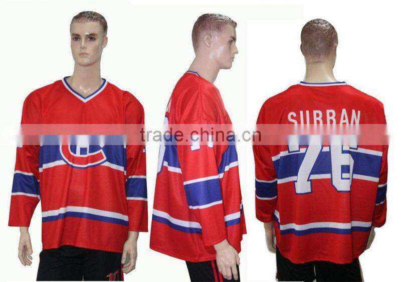 custom sublimation ice hockey wear for team ice hockey