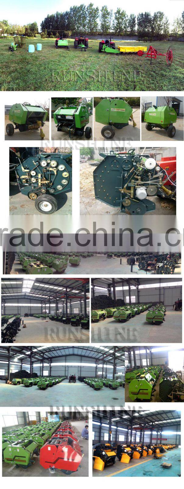 Small hay round baler /straw hay baler