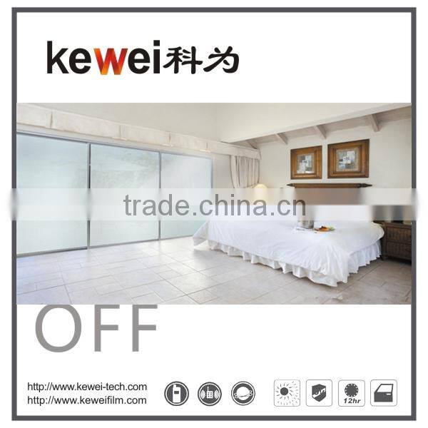 PDLC Non-adhesive smart film used for laminated glass, used widely