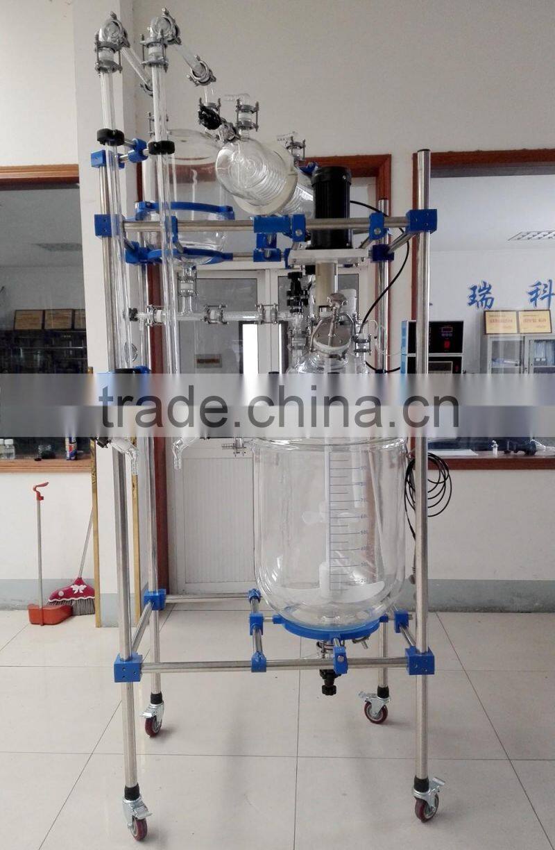 100L Customized Glass Reactor for Distillation and Reflux