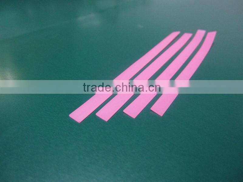 flexible pink silicone band