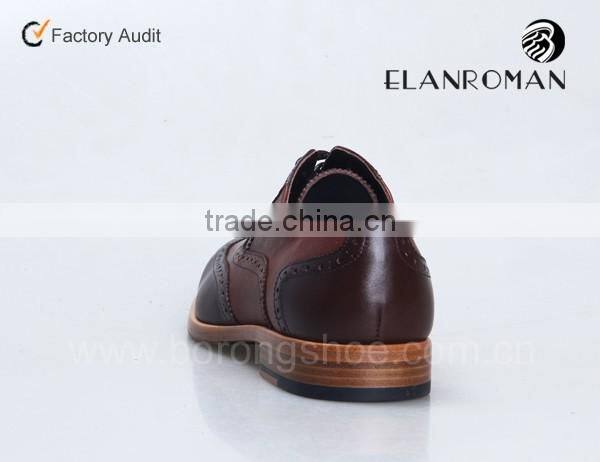 High quality leather shoes men brogues shoes men leather dress shoes