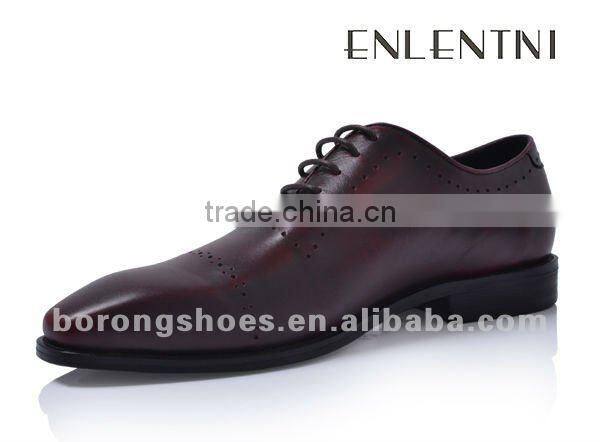 Brand leather shoes for men