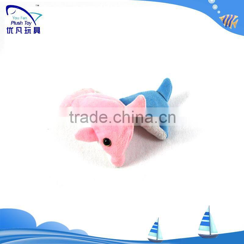 For promotion carton dolphin plush growing water toys animal 2015 popular nice beautiful baby toy
