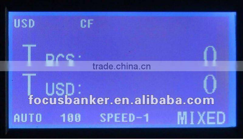 Mixed Notes&Multi-Currency Counter/Money Counter/Bill Counter with UV,MG/MT,IR Detections for EURO(EUR) & British Pound(GBP)