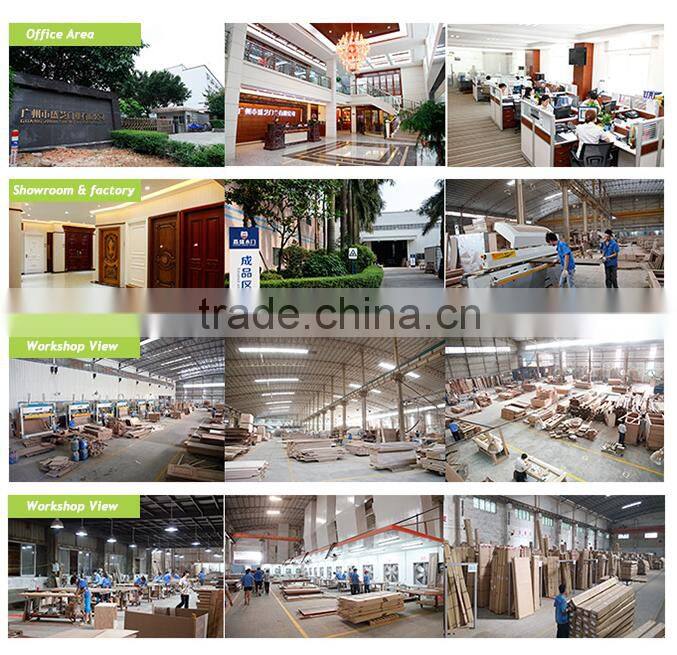 Solid wood interior outdood hard wood cherry plain wood bathroom door