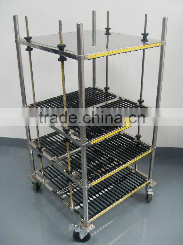 upright circulation cart antistatic PCB storage