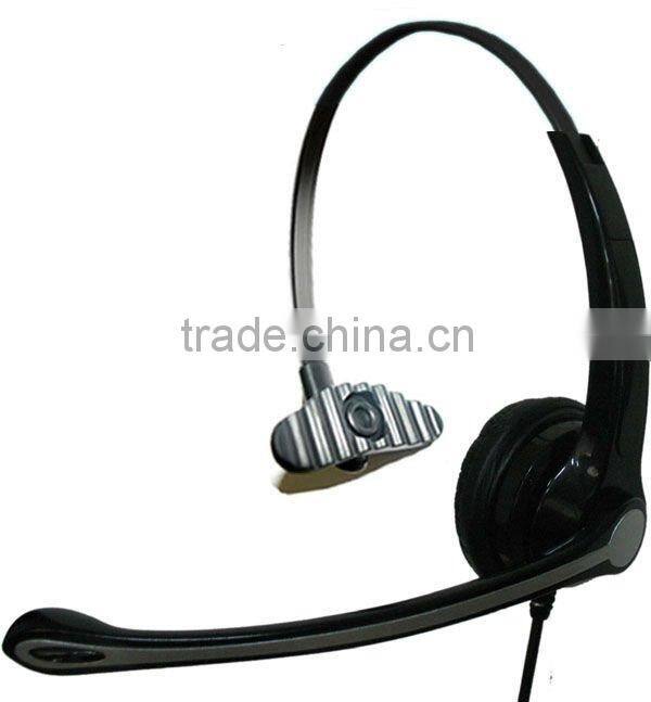 Binaural two ear piece Call center headphone