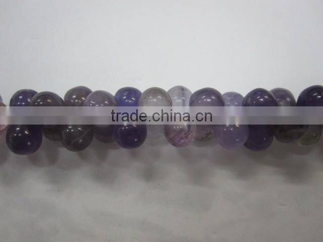 natural amethyst dumbbell bead from china factory