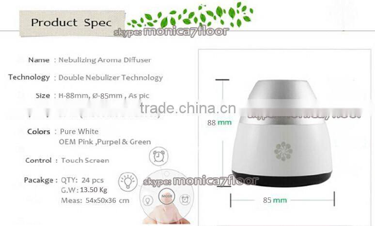 waterless aroma nebulizer cordless aromatherapy essential oil diffuser