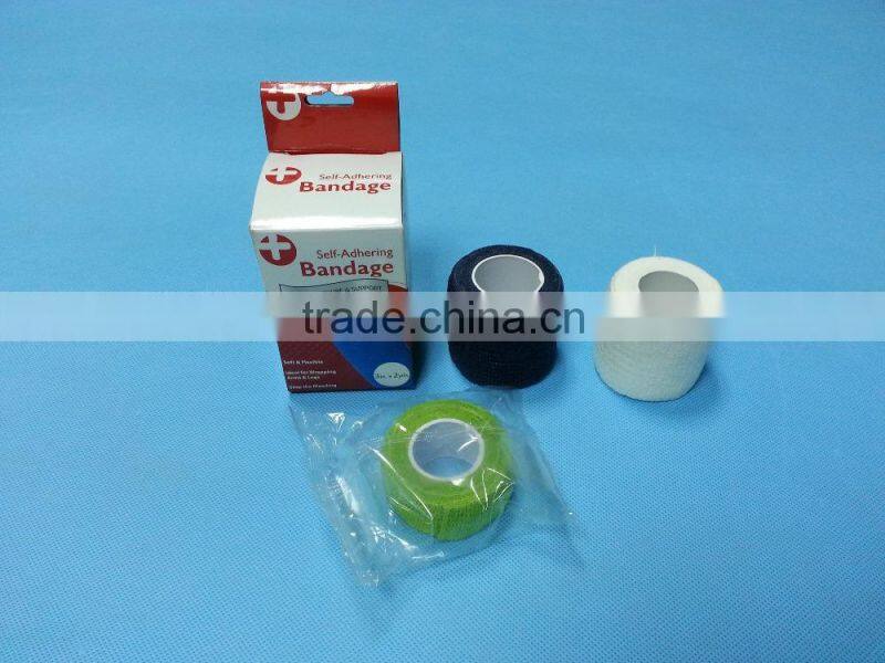 Nonwoven horse care self adhesive vet wrap elastic cohesive bandage